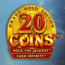 20 Coins Grand Gold Edition slot logo by Wazdan at Wolf Casino20 Coins Grand Gold Edition