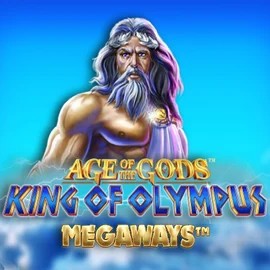 Age Of The Gods: King of Olympus Megaways logo by Origins at Wolf Casino
