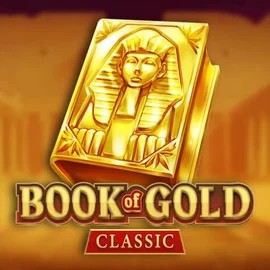 Book of Gold Classic logo by Playson at Wolf CasinoBook of Gold Classic