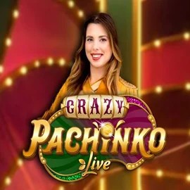Official Live Casino logo: Crazy Pachinko by Evolution at Wolf Casino