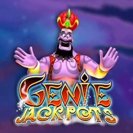 Genie Jackpots logo by Blueprint Gaming Wolf Casino