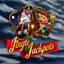 Jackpots logo of Jingle Jackpots from Dragon Gaming at Wolf Casino