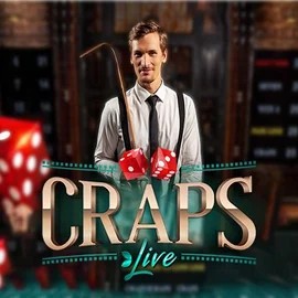 Live Craps online game logo by Evolution on wolf-nz.com