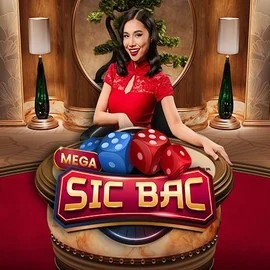 Mega Sic Bac slot logo by Pragmatic Play at Wolf Casino