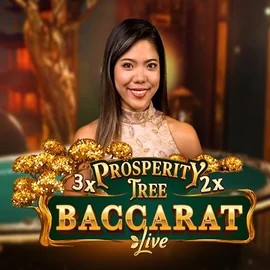 Prosperity Tree Baccarat logo by Evolution at Wolf Casino