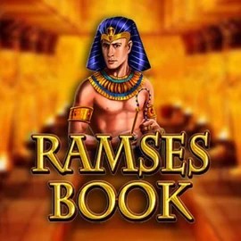 Ramses Book slot logo by Gamomat at Wolf CasinoRamses Book
